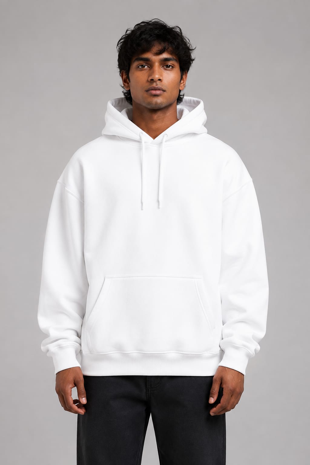 Heavy Non-zipper Dropshoulder Hoodie