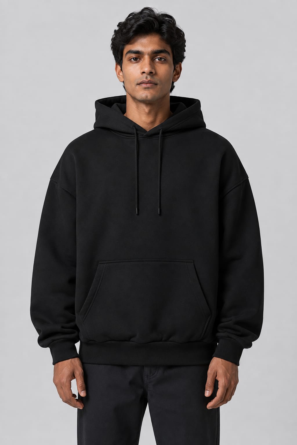 Heavy Non-zipper Dropshoulder Hoodie