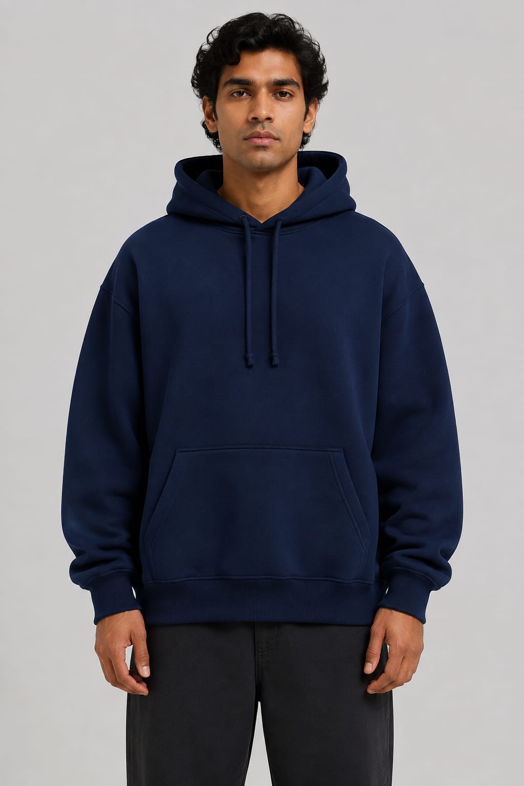 Heavy Non-zipper Dropshoulder Hoodie
