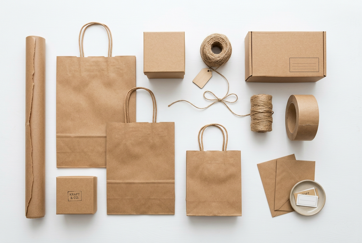 Brown paper packaging 800